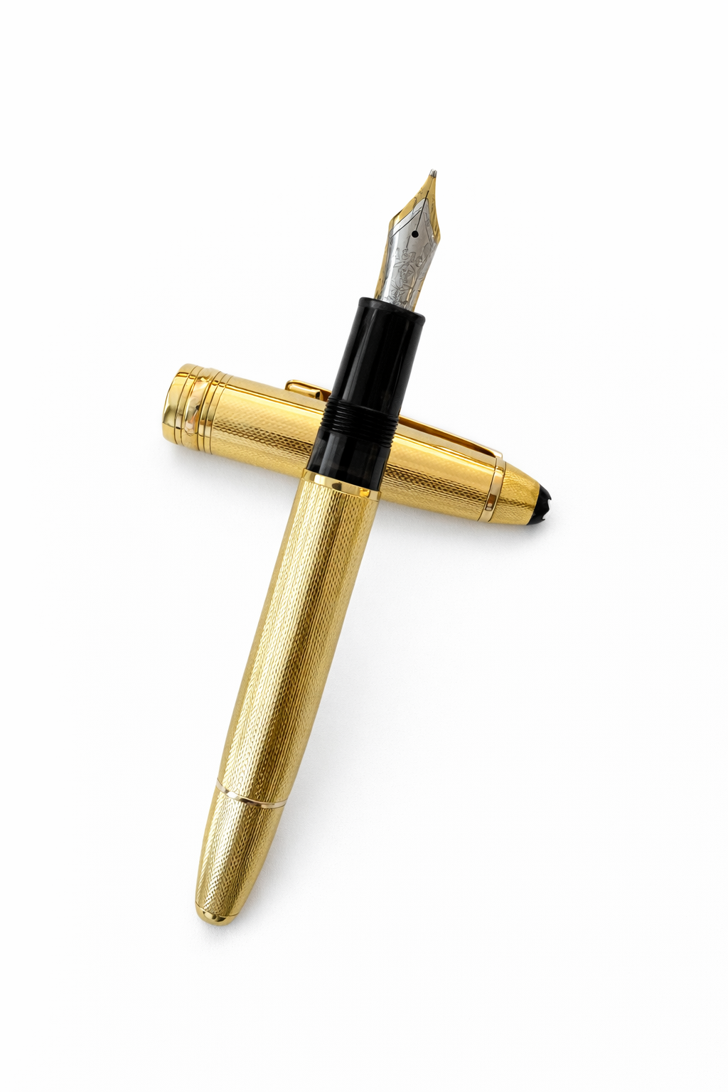 Montblanc Meisterstuck Solitaire Gold Plated Barley Fountain pen