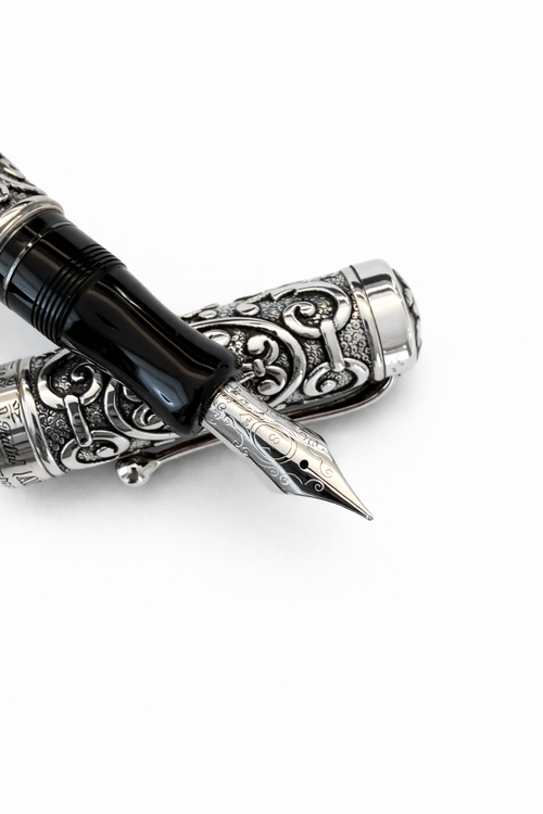 Aurora Sold Silver Fountain pen