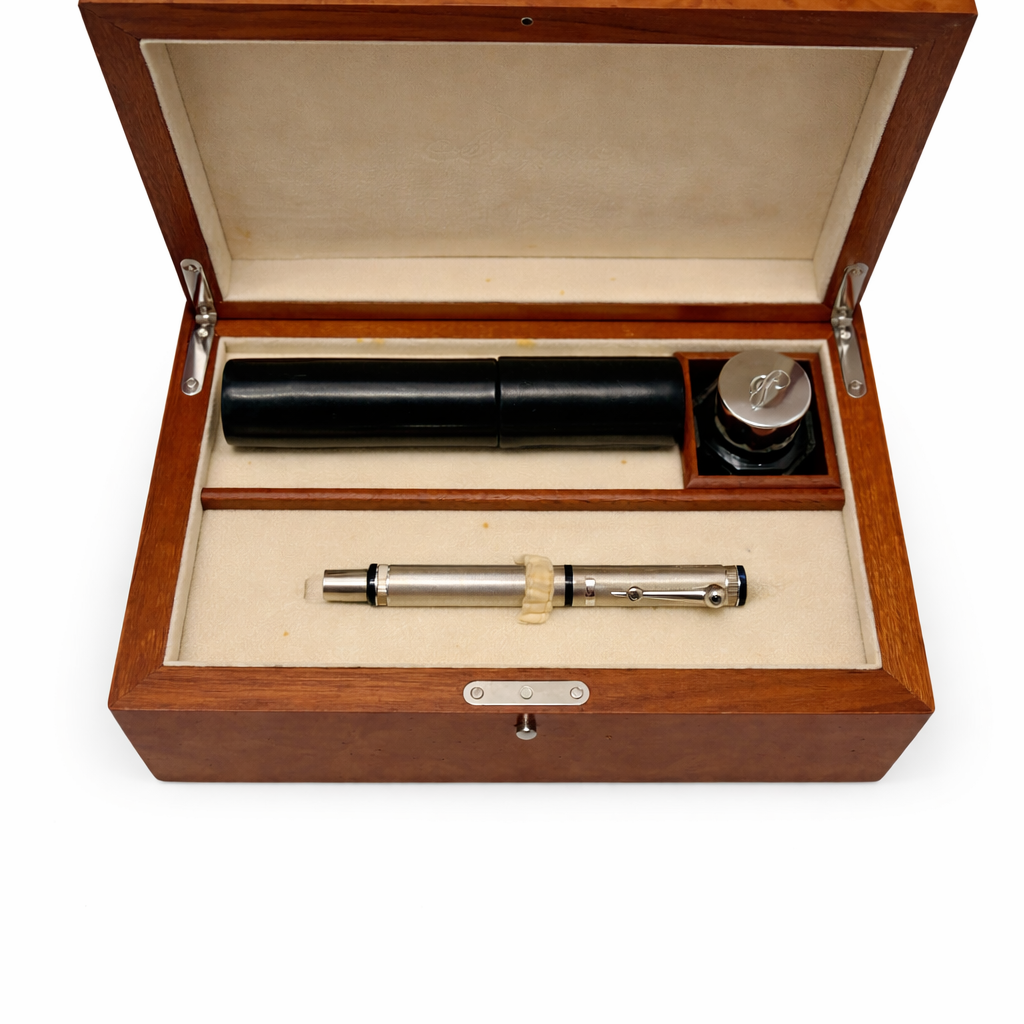 Montegrappa for Breguet Depuis 1775 Classique Sterling Silver Fountain Pen